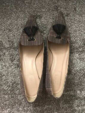 J crew tweed heel shoes as seen on kate middleton